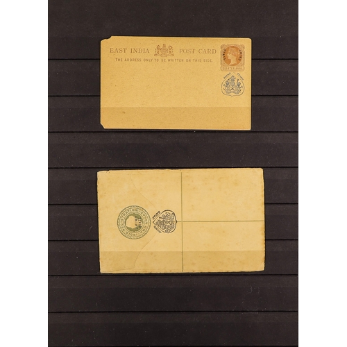 634 - INDIAN CONVENTION STATES POSTAL STATIONERY a collection of unused Postal cards & covers incl. CHAMBA... 