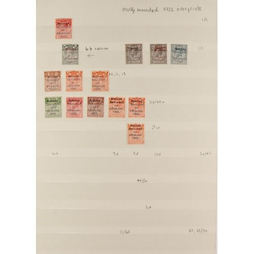 661 - IRELAND 1922-98 a mint or NHM collection in a stockbook, incl. Definitive sets etc. (Qty)