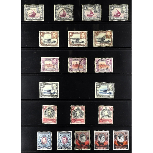 705 - K.U.T. 1937-1965 COMPLETE USED COLLECTION incl. 1938-54 Pictorials set with most perforation types i... 