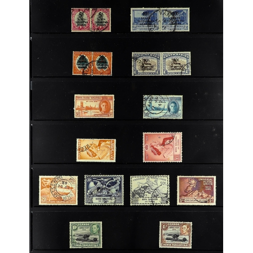 705 - K.U.T. 1937-1965 COMPLETE USED COLLECTION incl. 1938-54 Pictorials set with most perforation types i... 