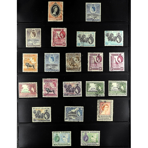 705 - K.U.T. 1937-1965 COMPLETE USED COLLECTION incl. 1938-54 Pictorials set with most perforation types i... 