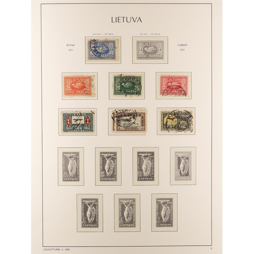 719 - LITHUANIA 1918-40 USED COLLECTION incl. 1919 first, second, and third Kaunus issue sets complete, 19... 