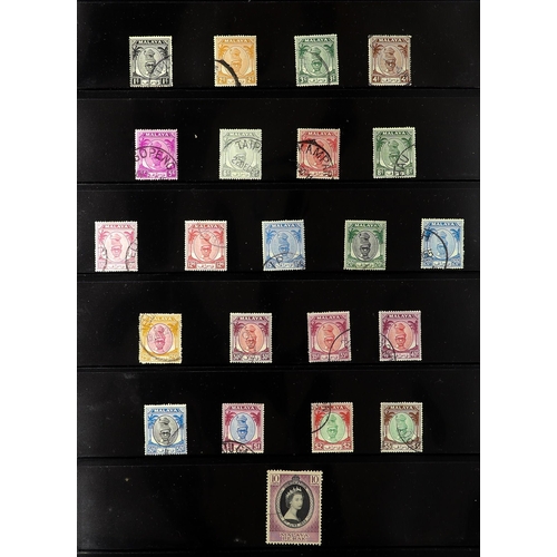 746 - MALAYA STATES PERAK 1938-68 used collection incl. 1938-41 set to $2, then complete to the 1965-68 Fl... 