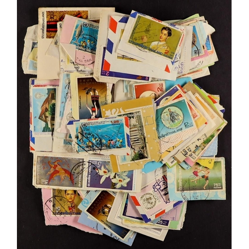 75 - COLLECTIONS & ACCUMULATIONS WORLD IN THREE BOXES with lots of country sorted packets, a bundle of co... 