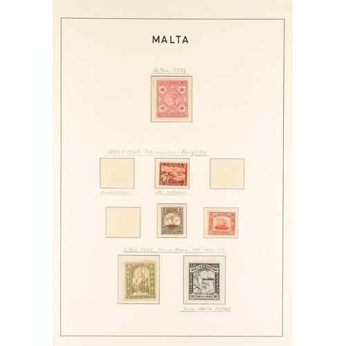 754 - MALTA 1863-1904 MINT COLLECTION incl. 1863-81 ½d (x2 shades), 1882-84 ½d (x2 shades), 1885-90 set, 1... 