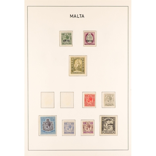 755 - MALTA 1914-35 MINT COLLECTION incl. 1914-21 set to 1s (x3) & 2s6d with shades, 1921-22 most vals to ... 