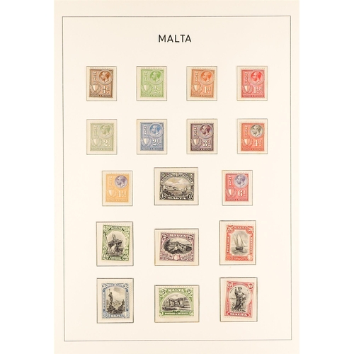 755 - MALTA 1914-35 MINT COLLECTION incl. 1914-21 set to 1s (x3) & 2s6d with shades, 1921-22 most vals to ... 