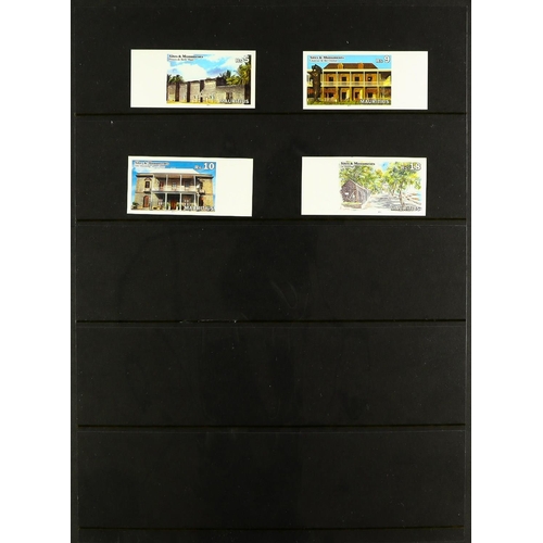 764 - MAURITIUS 2005-2013 IMPERFORATE PROOFS COLLECTION a group of never hinged mint Imperforate Proofs on... 