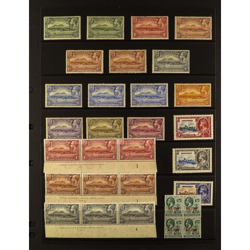 776 - MONTSERRAT 1903-35 MINT ONLY COLLECTION incl. 1903 range to 1s, 1904-08 range to 1s & 2s, 1908-14 ra... 