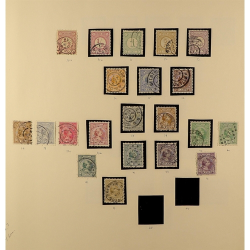 796 - NETHERLANDS 1864-1942 COLLECTION of mint & used in a Schaubek binder with many better values, perf v... 