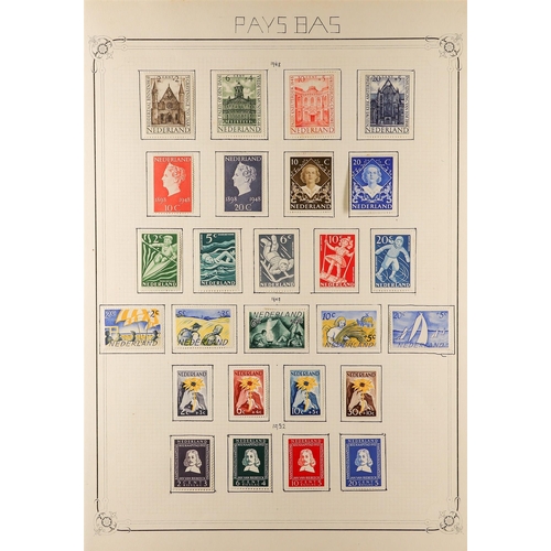 800 - NETHERLANDS 1939-63 MINT COLLECTION incl. 1939, 1941, and 1943-44 Social Welfare sets, 1944-46 Londo... 