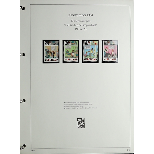 805 - NETHERLANDS 1982-98 NEVER HINGED MINT COMMEMORATIVES COLLECTION in four albums with with slipcases, ... 