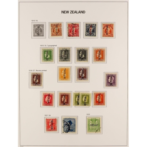 815 - NEW ZEALAND 1850's-1967 COLLECTION IN AN S.G. LUXE PRINTED ALBUM with slipcase, with strong ranges t... 