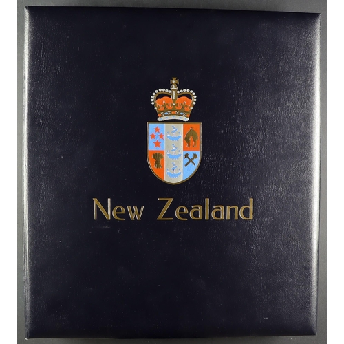 815 - NEW ZEALAND 1850's-1967 COLLECTION IN AN S.G. LUXE PRINTED ALBUM with slipcase, with strong ranges t... 