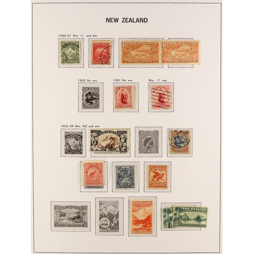 815 - NEW ZEALAND 1850's-1967 COLLECTION IN AN S.G. LUXE PRINTED ALBUM with slipcase, with strong ranges t... 