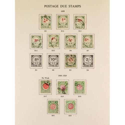 816 - NEW ZEALAND 1855-1990 COLLECTION IN THREE S.G. PRINTED ALBUMS an intact original collection with str... 