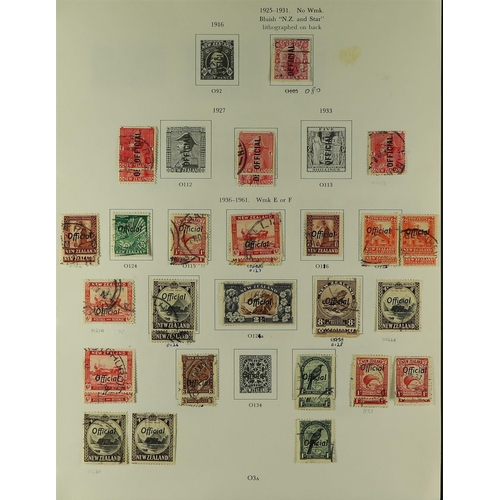 828 - NEW ZEALAND 1907-61 USED COLLECTION incl. 1907-11 Pictorial set to 6d, plus 2s and 5s (this with rep... 