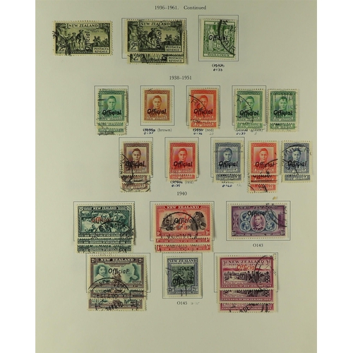 828 - NEW ZEALAND 1907-61 USED COLLECTION incl. 1907-11 Pictorial set to 6d, plus 2s and 5s (this with rep... 