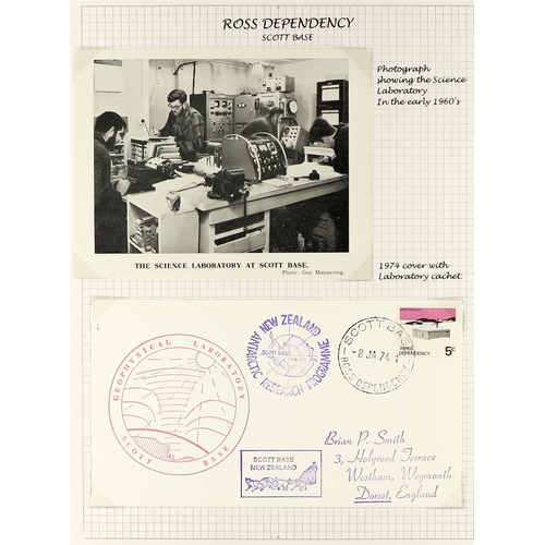 839 - NEW ZEALAND NEW ZEALAND ANTARCTIC - ROSS DEPENDENCY ETC 1960's-1980's collection of covers & cards p... 