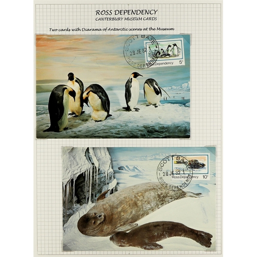 839 - NEW ZEALAND NEW ZEALAND ANTARCTIC - ROSS DEPENDENCY ETC 1960's-1980's collection of covers & cards p... 