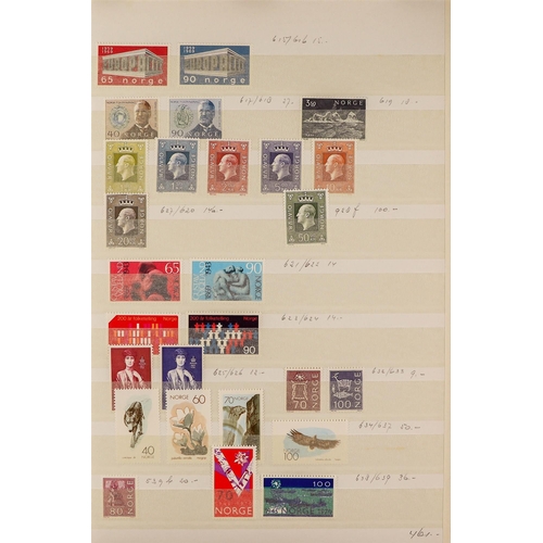 868 - NORWAY 1962-87 NEVER HINGED MINT COLLECTION incl. various definitive issues, commemorative sets, min... 