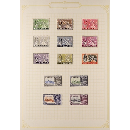 872 - NYASALAND 1913-35 MINT COLLECTION incl. 1913-21 to different 1s with some shades, 1921-33 set to 5s,... 