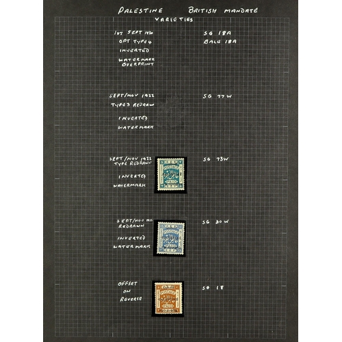 881 - PALESTINE 1918-1945 IMPRESSIVE COLLECTION in hingeless mounts in an album, mint & used, includes som... 