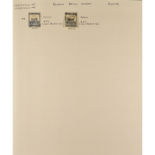 882 - PALESTINE 1918-1945 INTERESTING COLLECTION/ACCUMULATION in an album, mint & used, includes 1918 sets... 