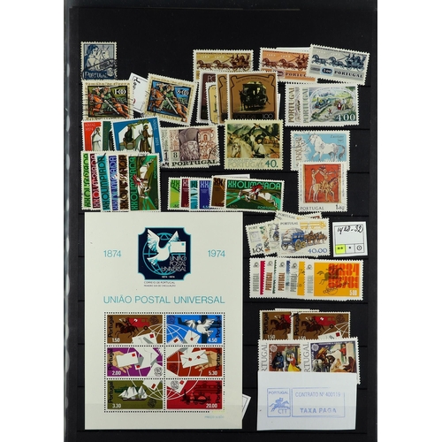 903 - PORTUGAL 1927-2000's HORSE ISSUES mint (many never hinged) and used collection, with many complete s... 