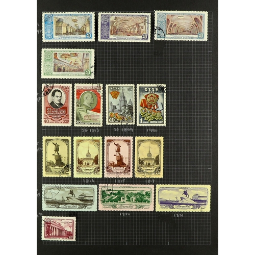 939 - RUSSIA INTERESTING ACCUMULATION 19th Century to early 1980's some mint but mostly used stamps with l... 