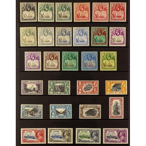 946 - ST HELENA 1912-35 MINT COLLECTION incl. 1912-16 set, 1912 & 1913 sets, 1916-19 