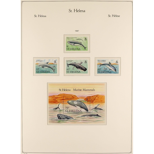 948 - ST HELENA 1953-92 NEVER HINGED MINT COLLECTION IN A KA-BE HINGELESS ALBUM basically complete SG 152/... 