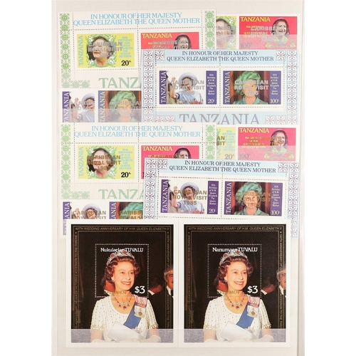 95 - COLLECTIONS & ACCUMULATIONS 1973 - 2003 ROYALTY OMNIBUS 1973-2003 never hinged mint issues incl. var... 