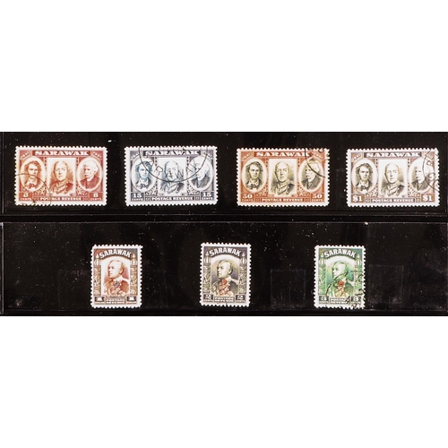 966 - SARAWAK 1946-65 COMPLETE USED from 1946 Centenary set right through to the end of 1965, SG 146/218, ... 