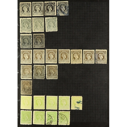 978 - SERBIA 1866-1943 COLLECTION in an album, includes 1866 1pa (x2, one with tear) & 2pa (x2) Newspapers... 