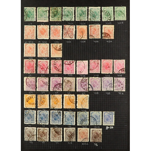 978 - SERBIA 1866-1943 COLLECTION in an album, includes 1866 1pa (x2, one with tear) & 2pa (x2) Newspapers... 