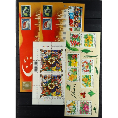 991 - SINGAPORE 1948-2014 COLLECTION of mostly used stamps with some additional mint/nhm examples, incl. 1... 