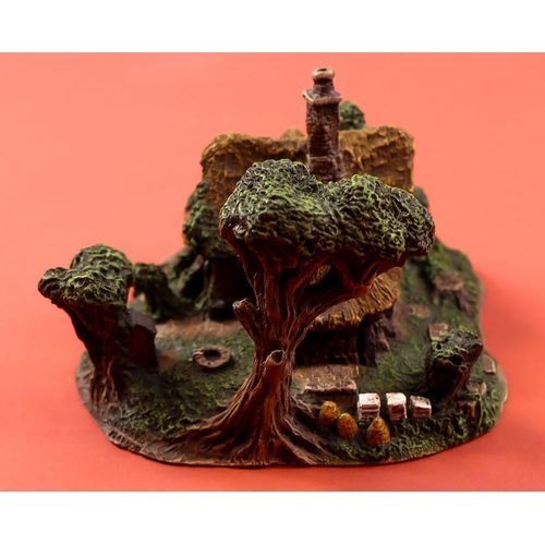 3 - TERRY PRATCHETT - DISCWORLD MODEL: GRANNY WEATHERWAX'S COTTAGE by The Cunning Artificer. 
Lot 3
[c]