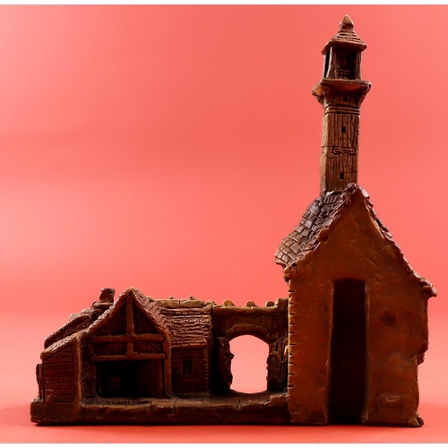 15 - TERRY PRATCHETT - DISCWORLD MODEL: THE WATCH HOUSE by The Cunning Artificer. Limited edition of 500.... 