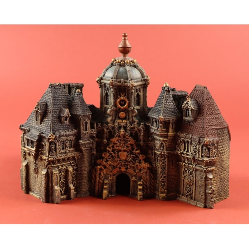 16 - TERRY PRATCHETT - DISCWORLD MODEL: THE UNSEEN UNIVERSITY by The Cunning Artificer. Limited edition o... 