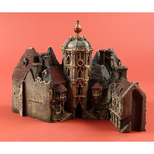 16 - TERRY PRATCHETT - DISCWORLD MODEL: THE UNSEEN UNIVERSITY by The Cunning Artificer. Limited edition o... 