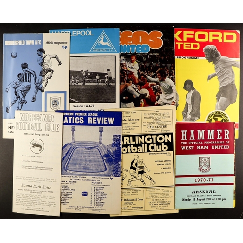 19 - 1970s FOOTBALL PROGRAMMES. Approximately 1,900 with a wide range of clubs. Very few with team change... 