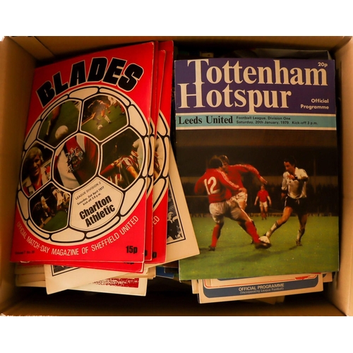 19 - 1970s FOOTBALL PROGRAMMES. Approximately 1,900 with a wide range of clubs. Very few with team change... 