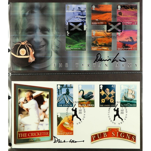 26 - AUTOGRAPHED FIRST DAY COVER COLLECTION. Mainly from the 2000s. Signatures include Vera Lynn, Helen M... 