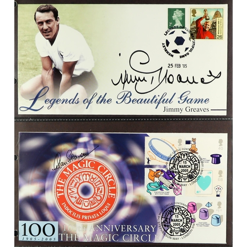 26 - AUTOGRAPHED FIRST DAY COVER COLLECTION. Mainly from the 2000s. Signatures include Vera Lynn, Helen M... 