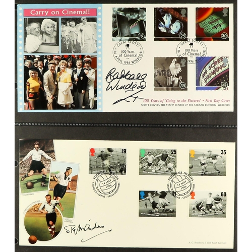 26 - AUTOGRAPHED FIRST DAY COVER COLLECTION. Mainly from the 2000s. Signatures include Vera Lynn, Helen M... 