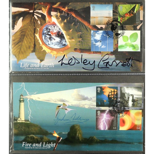 26 - AUTOGRAPHED FIRST DAY COVER COLLECTION. Mainly from the 2000s. Signatures include Vera Lynn, Helen M... 