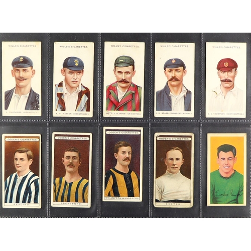 31 - CIGARETTE & TRADE CARDS box contains 2 albums of around 1300 cigarette cards, chiefly complete sets ... 