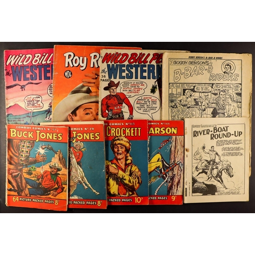 41 - COWBOY RELATED COMICS and ephemera. Includes 'The Lone Rider' #1, 'Casey Ruggles' Vol 1, #3 and 5, '... 