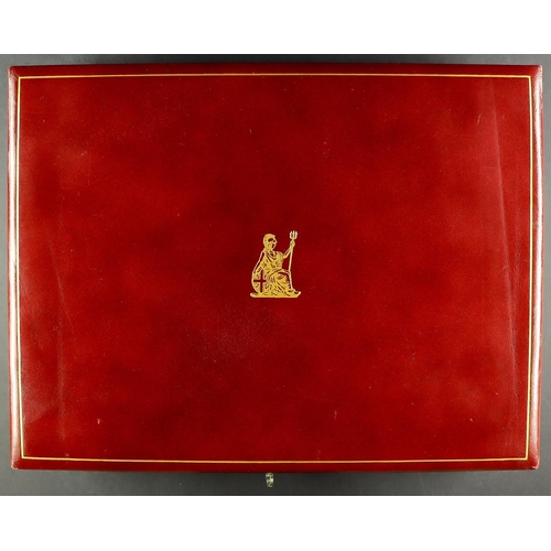 78 - STERLING SILVER EMPIRE COLLECTION in presentation box comprising of 25 gold-plated solid silver (.92... 